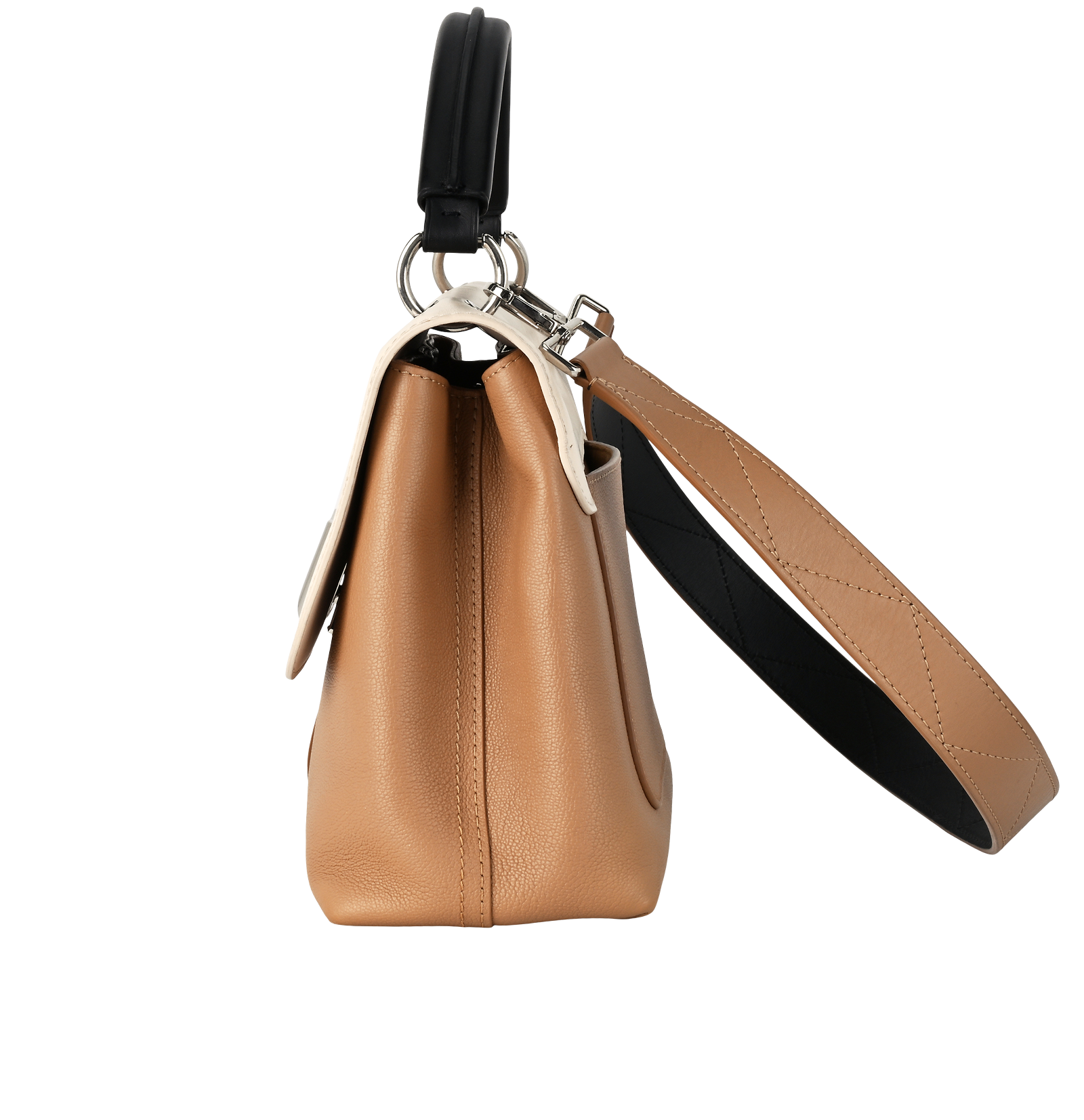 Very One Handle, &pound;1,300, Handbags, Beige/Brown, Leather, Bottom view
